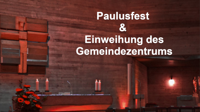 Gottesdienst am 20.06.2021 – Livestream Zum Paulusfest