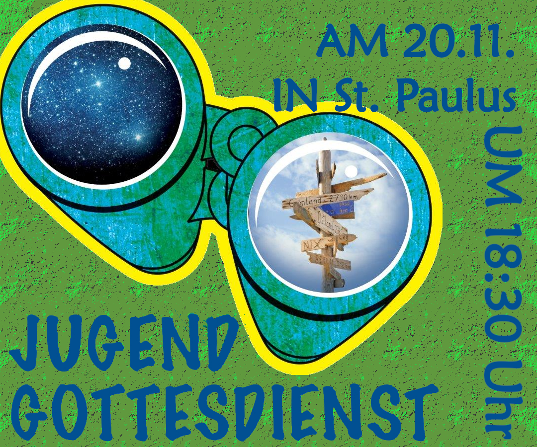 Jugendgottedienst 20.11. um 18:30 Uhr