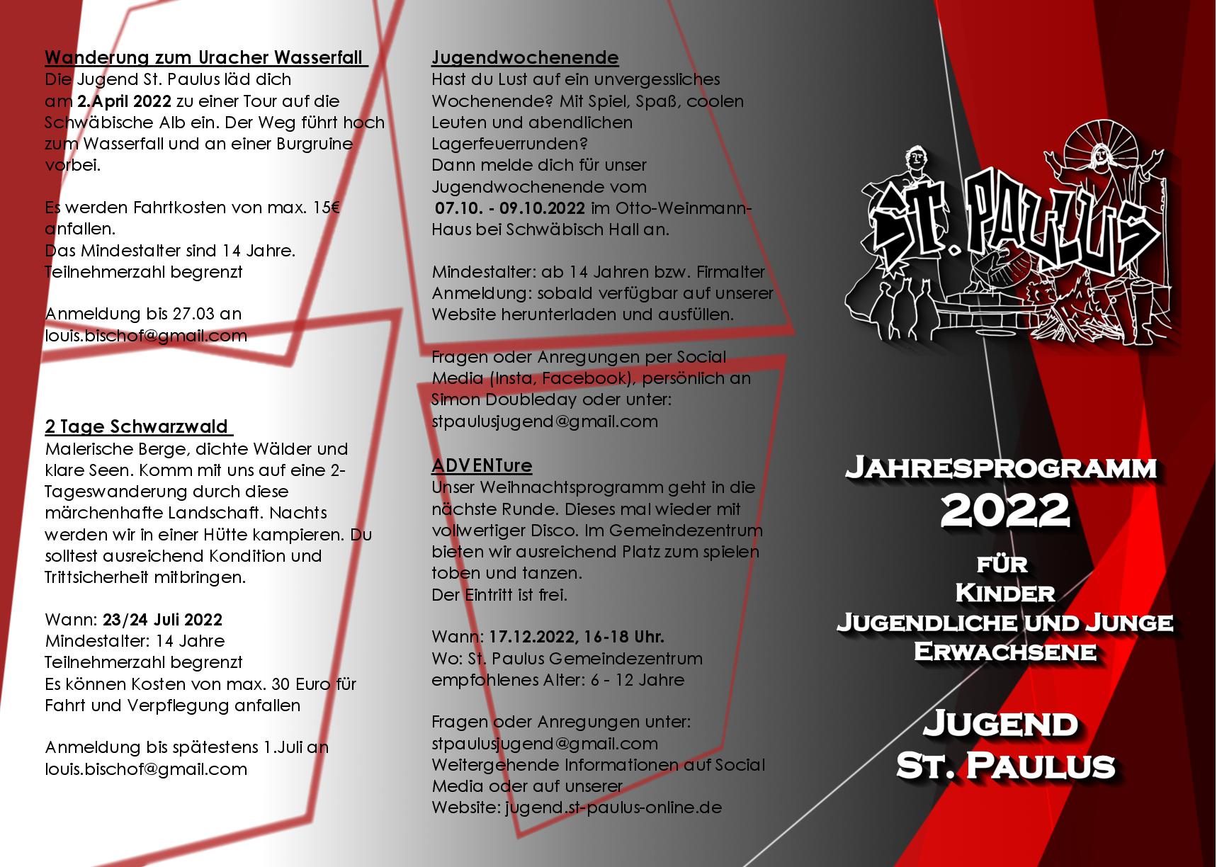 Jugendprogramm 2022